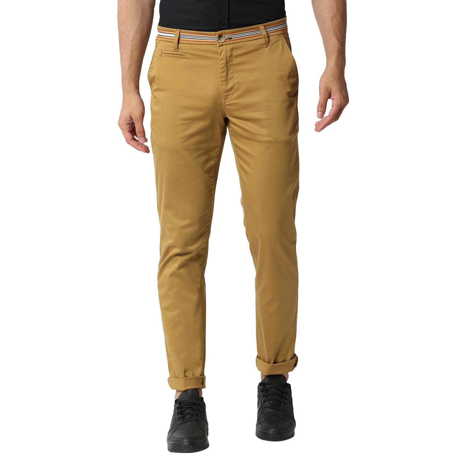 Thomas Scott Mens Solid Slim Fit Trouser