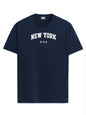 ADRO Mens Solid Regular Fit T-Shirt (RN24-NEW-NB_Navy Blue