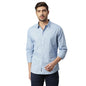 Thomas Scott Mens Solid Slim Fit 100% Cotton Casual Shirt with Spread Collar and Long Sleeve