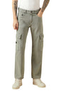Dennis Lingo Mens Green Cotton Relaxed Fit Mid-Rise Casual Jeans DLMJNMJJ24008_SG