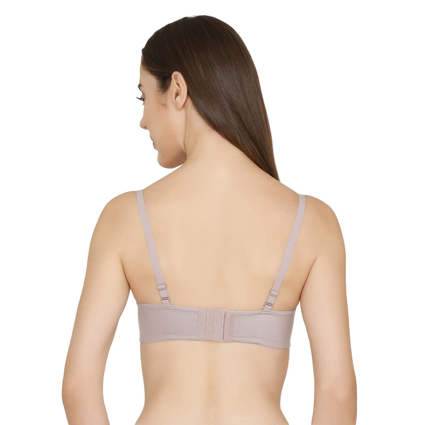 Zivame Womens Rayon Padded Underwire Full Coverage Bra Grey