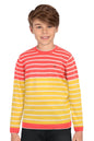 Allen Solly Baby Regular Fit Striped Casual Cotton Full Sleeve Sweater