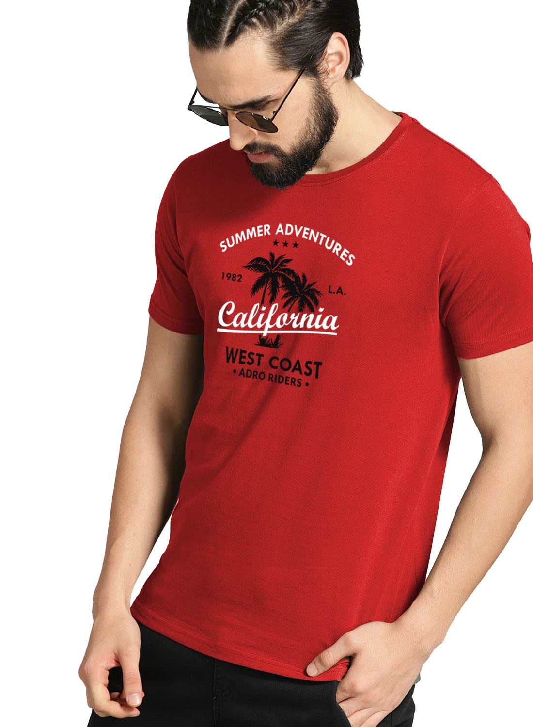 ADRO Summer Adventures California Mens Printed T-Shirt (XL)