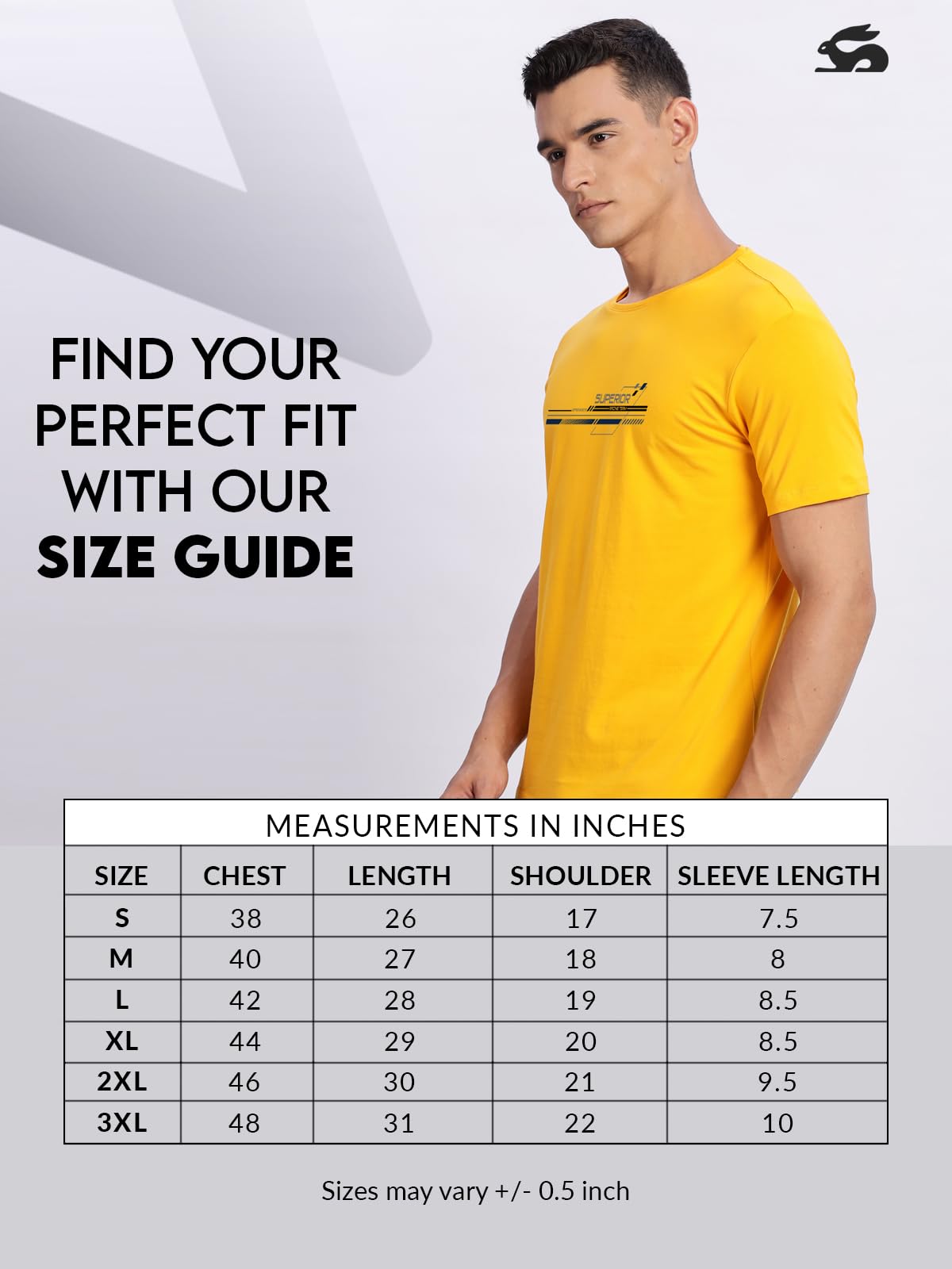 ADRO Men's Graphic Printed 100% Cotton T-Shirt - Regular Fit, Printed T-Shirts for Men (RN24-RAC-MU_Mustard)