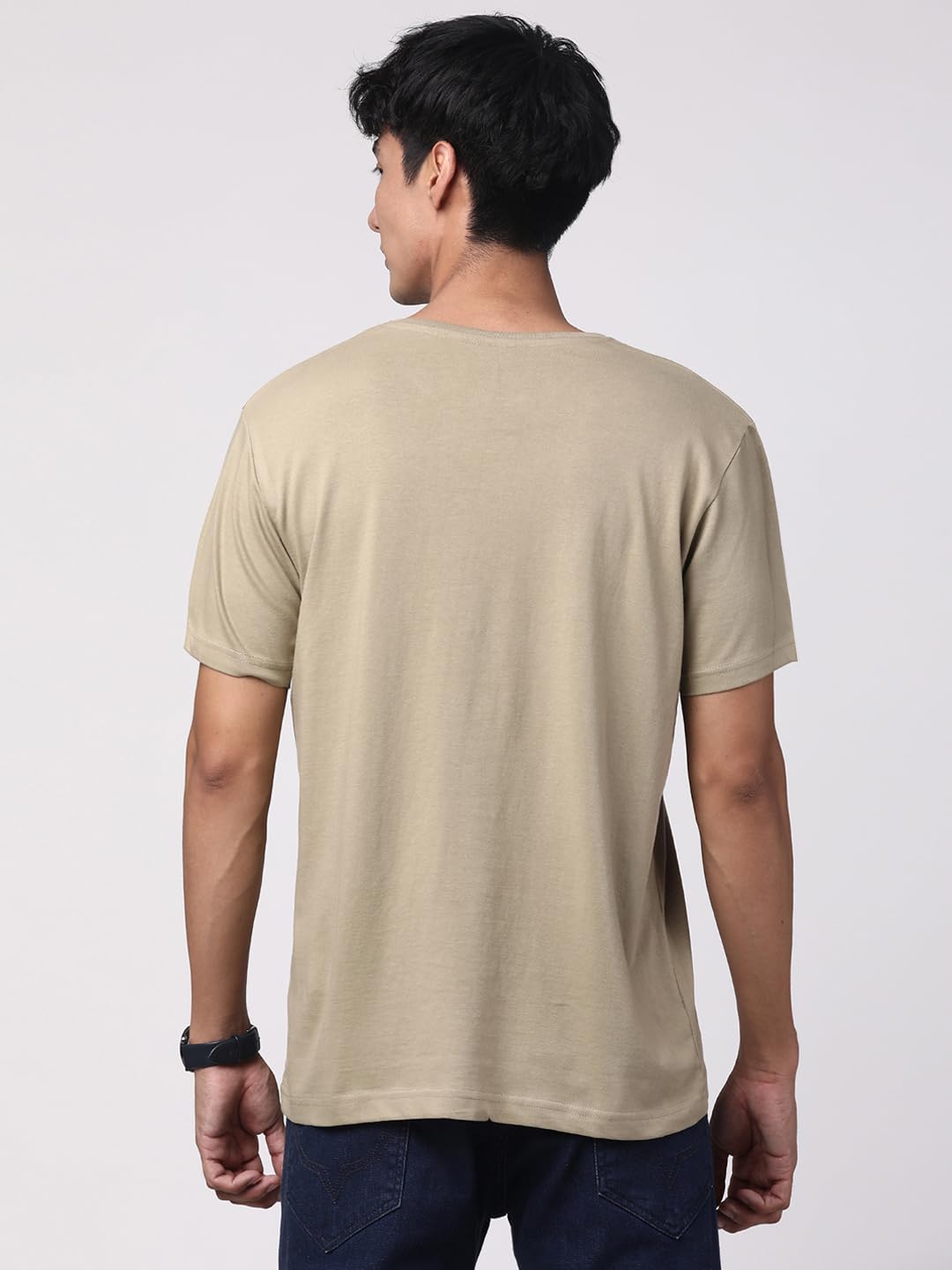 ADRO Fly Mens Printed T-Shirts (RN23-M-FLY-BE_Beige)