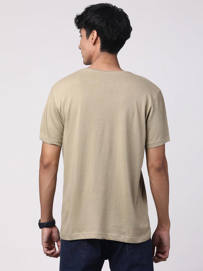 ADRO Fly Mens Printed T-Shirts (RN23-M-FLY-BE_Beige)