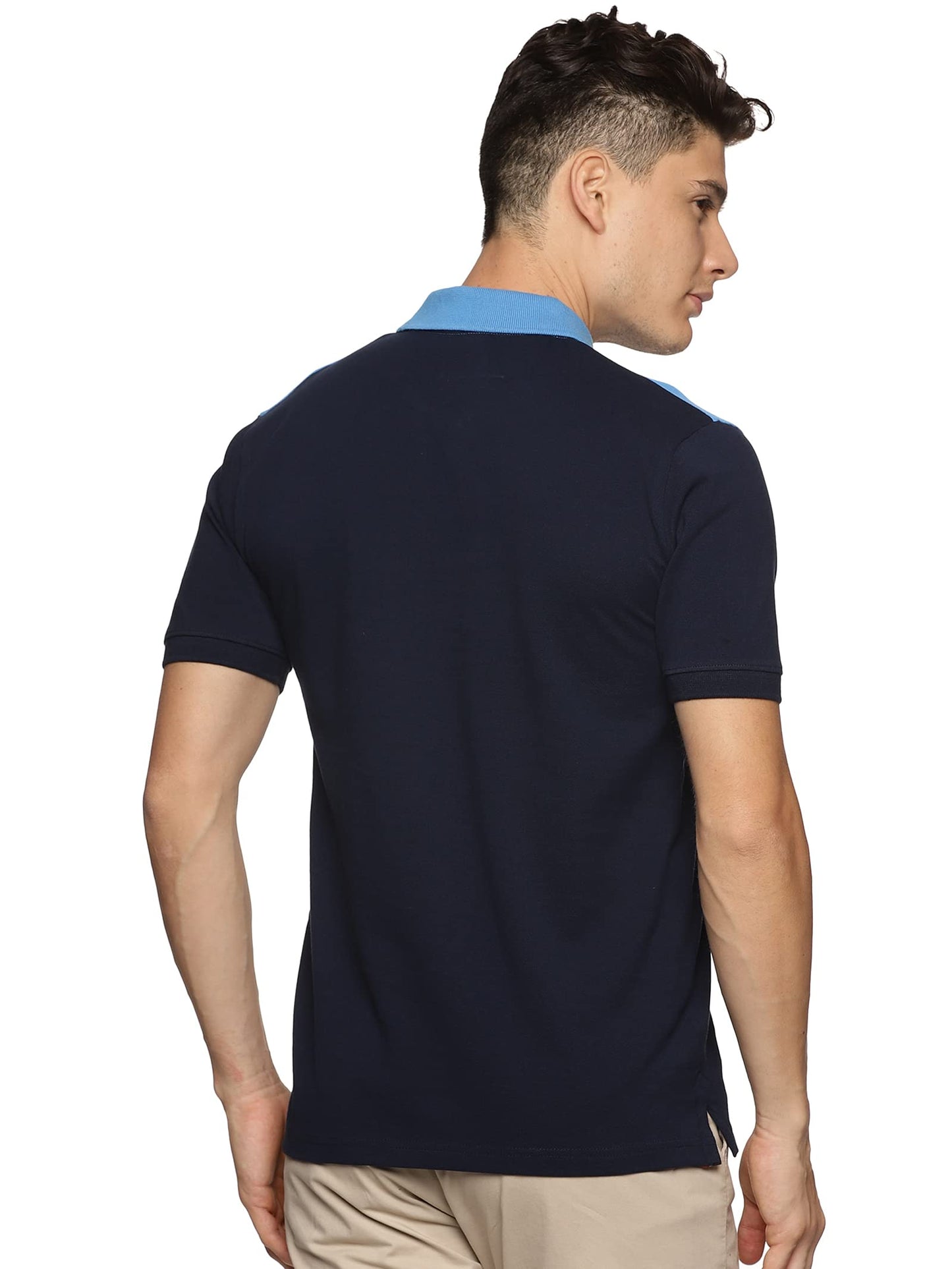 ADRO Premium Polo T-Shirt for Men (PN23-S4-SKWHNB-SK_SkyBlue)