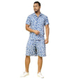 Rigo Printed Co-Ord Set For Men | Casual Shirt & Shorts Night Suit | Lounge-Wear Nightdress Shorts Set | Night Wear, Beach, Vaca