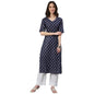 Idalia Indigo Blue Printed Kurta