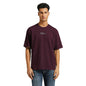Pepe Jeans Wayne High Density Printed Oversized Tee Purple