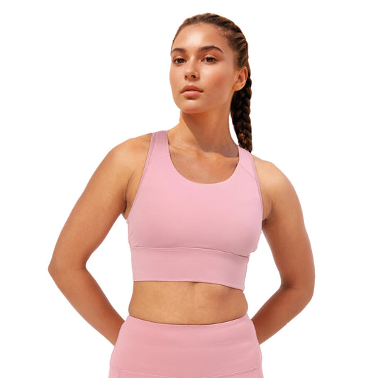 Enamor Womens Polyester Wire Free Casual Padded Sports Bra (A202_Lilas