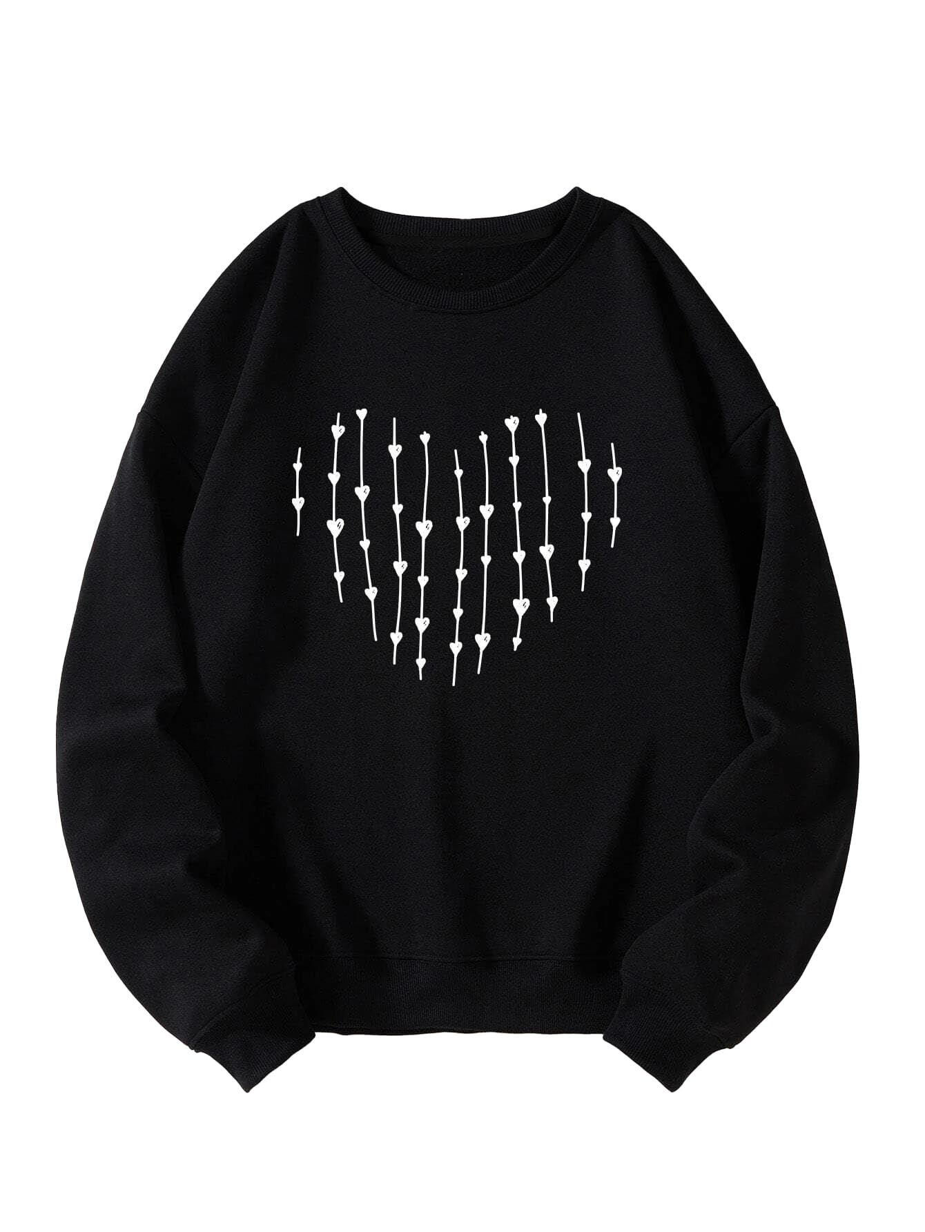 Kotty Women Full Sleeve Round Neck Pinted Sweatshirt