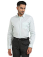 Turtle Men 100% Cotton Aqua Printed Slim Fit Full Sleeve Formal Shirt