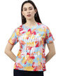 Juneberry WomenS Cotton Half Sleeve Regular Fit Printed T-Shirt (Jb_Tsh_54_502_Wild_4Xl)