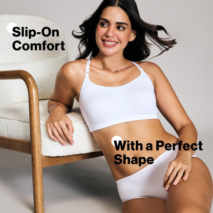 Nykd (Nyb165 Cotton Non Padded & Non Wired Full Coverage Slip On T-Shirt Bra For Women | Easy Breezy Soft Fabric With Hidden Sha