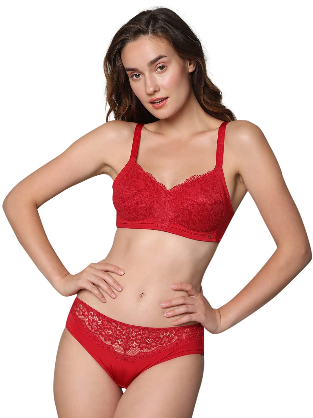 Vero Moda Intimates Regular Fit Bra (167642301_Crimson_36C)