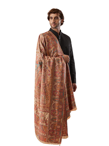 Pashmoda Men Shahi Mehfil Kaani Shawl (Size: 101x203 Cm)