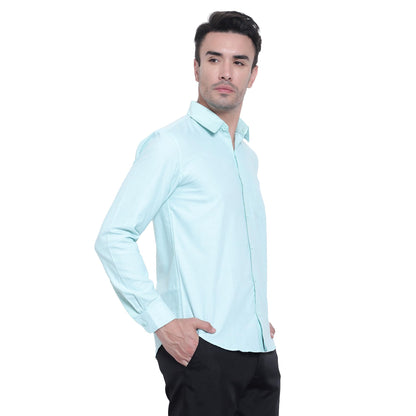 Tee Projekt Premium Plain Cotton Shirt for Men | Cotton Shirt | Casual Shirt | Solid Shirt | Full Sleeves | Formal Shirt (SFA-ST
