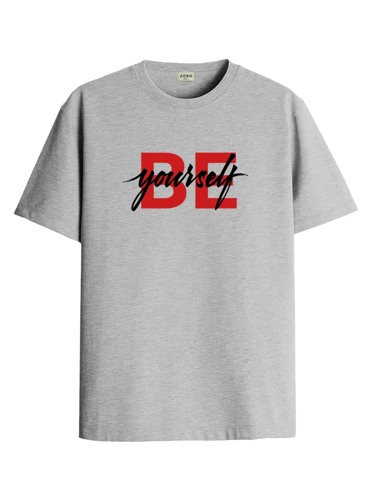 ADRO Tshirt for Men | Printed T Shirt for Men | 100% Cotton T-Shirt |Printed T Shirt | T-Shirts | RN24-BYO-GR