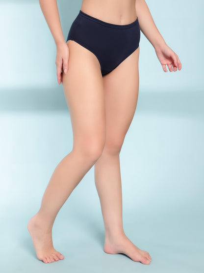 Shasmi Womens Super Combed Cotton Mid Low High Rise Coverage Hipster Full Briefs Breathable with Concealed Waistband Ladies Und