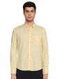 Pepe Jeans MenS Solid Slim Fit Casual Shirt (Pm306613_Yellow Xl)