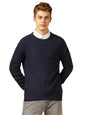 Dennis Lingo Men Regular Fit Acrylic Full Sleeves Solid Sweaters