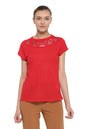 Allen Solly Women Regular Fit Half Sleeve Short Sleeve T-Shirt