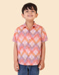 Fabindia Pink Cotton Hand Block Printed Shirt