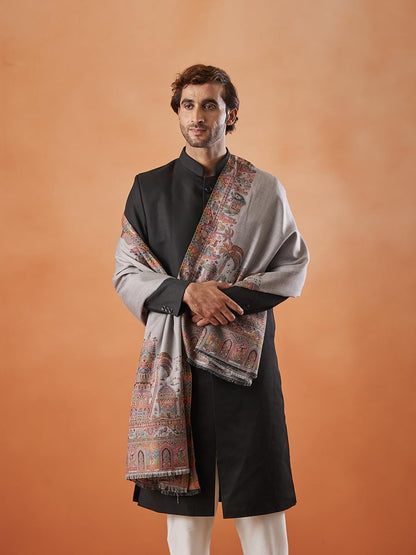 Pashmoda Men Rajwada Kaani Shawl (Size: 101x203 Cm)