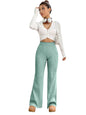 Tee Projekt Trousers for Women | Womens High-Waisted Pant | Women Trousers Pants Mint