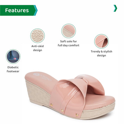 Ortho Joy Fancy Doctor Slippers || Comfortable Wedges Sandals For Women Stylish