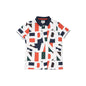 Pepe Jeans Boys Regular Fit Printed Polo T-Shirts Multicolour