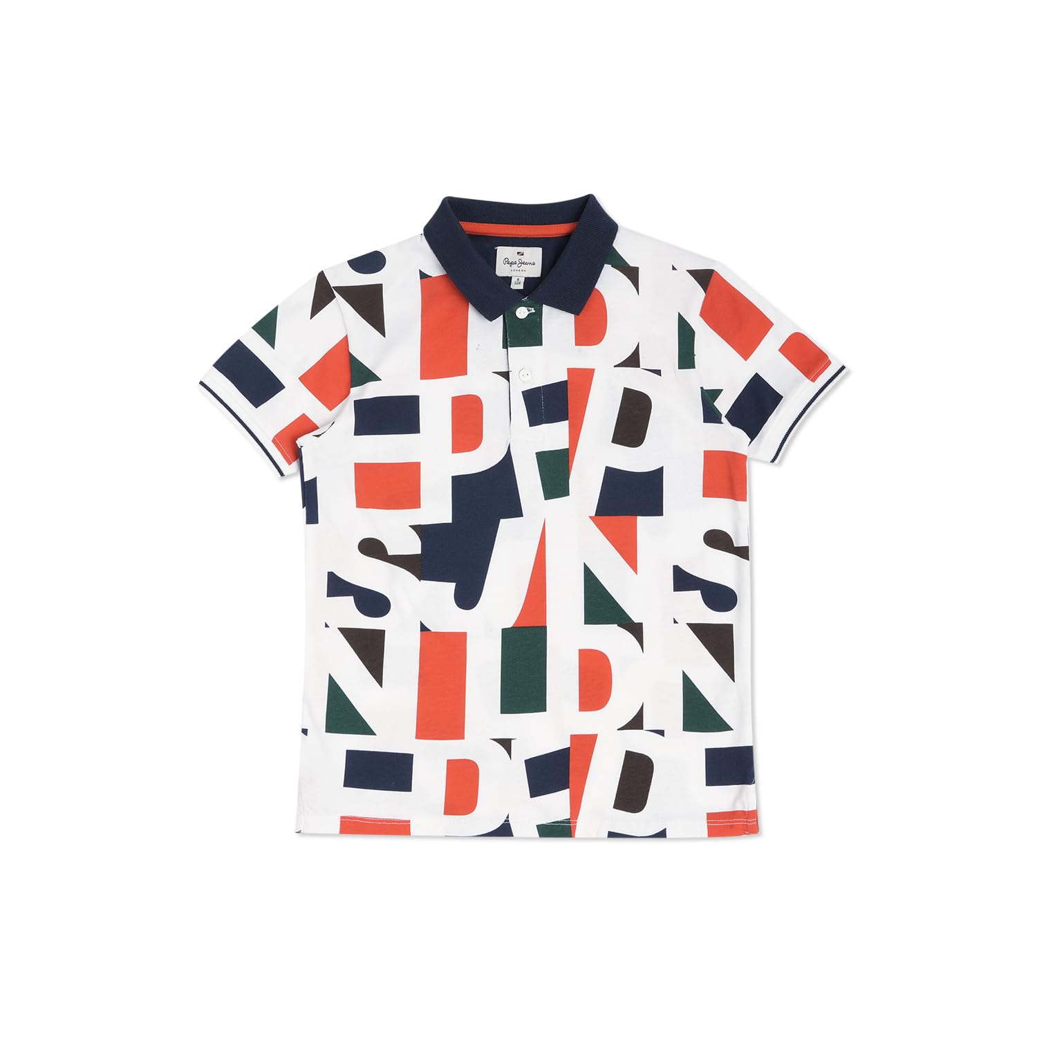 Pepe Jeans BoyS Regular Fit T-Shirt (Pb540935_Navy Blue_Multi