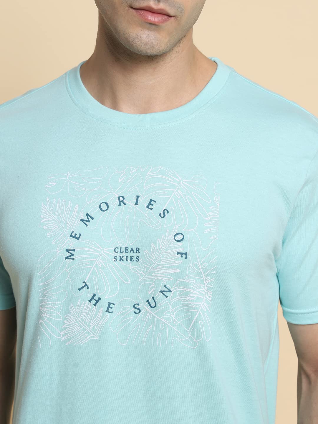 Dennis Lingo MenS Slim Fit Sea Green T-Shirt