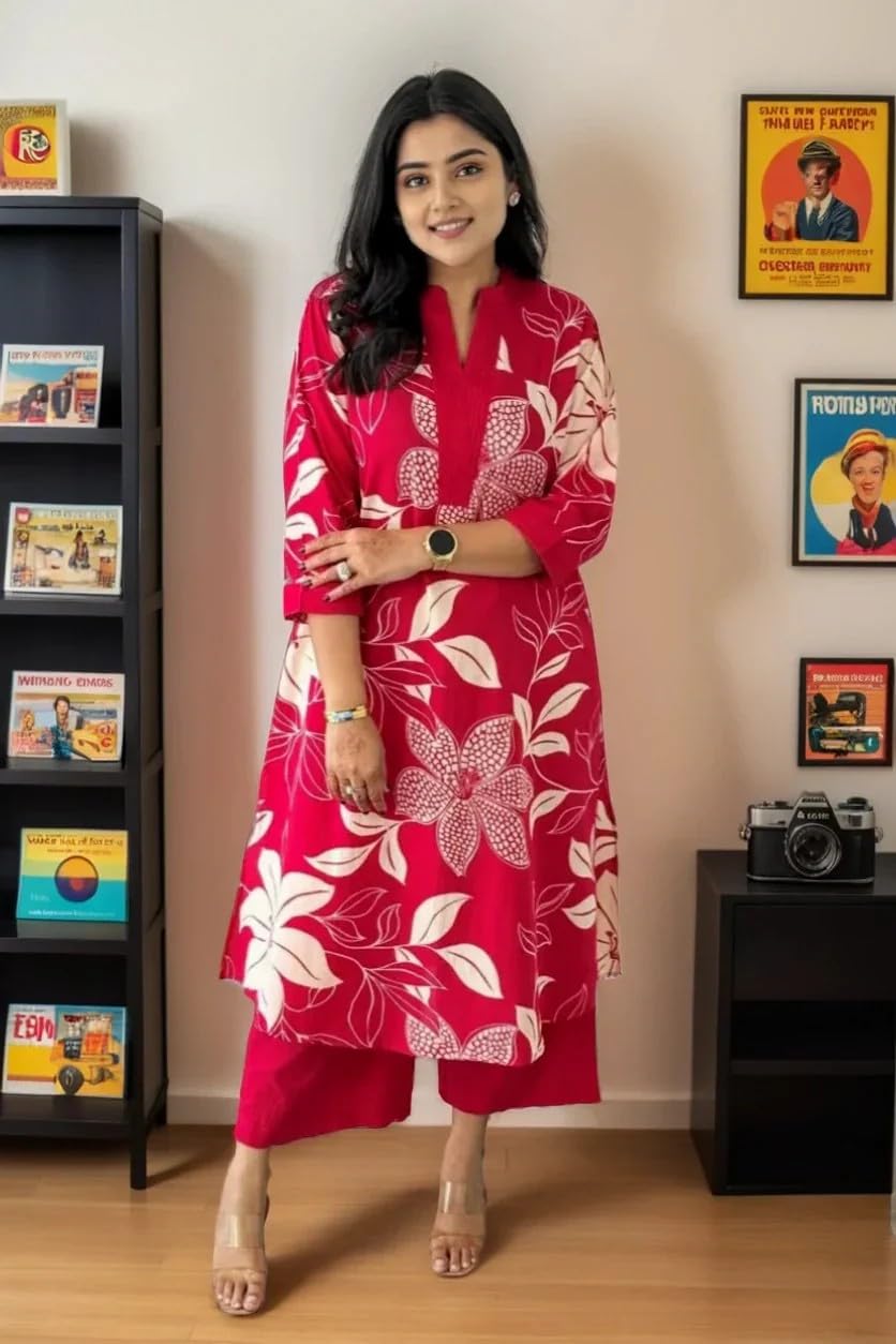 Fashion Basket Wedani Cotton Printed Kurta Set For Women