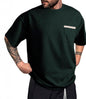 Indoprimo MenS Polyester T Shirt With Pocket Half Sleeves Round Neck Line Solid Pattern Loose Fit Classic Style And Standard Le