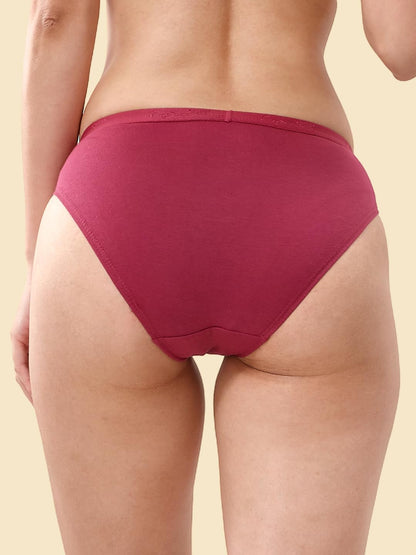 Lyra Lux WomenS Pattern/Solid Cotton Panty (Pack Of 10)