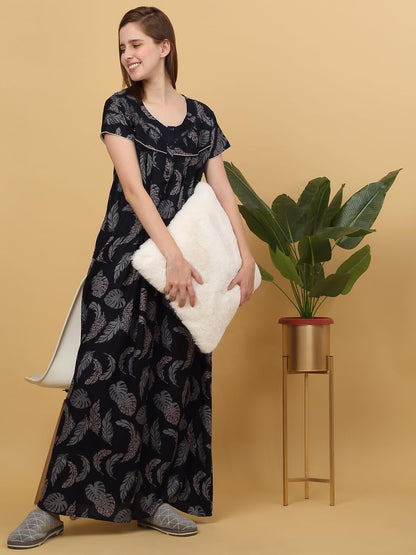 Sweet Dreams Women Printed Night Dress
