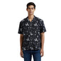 Pepe Jeans Black Abstract Print Short Sleeve Shirt