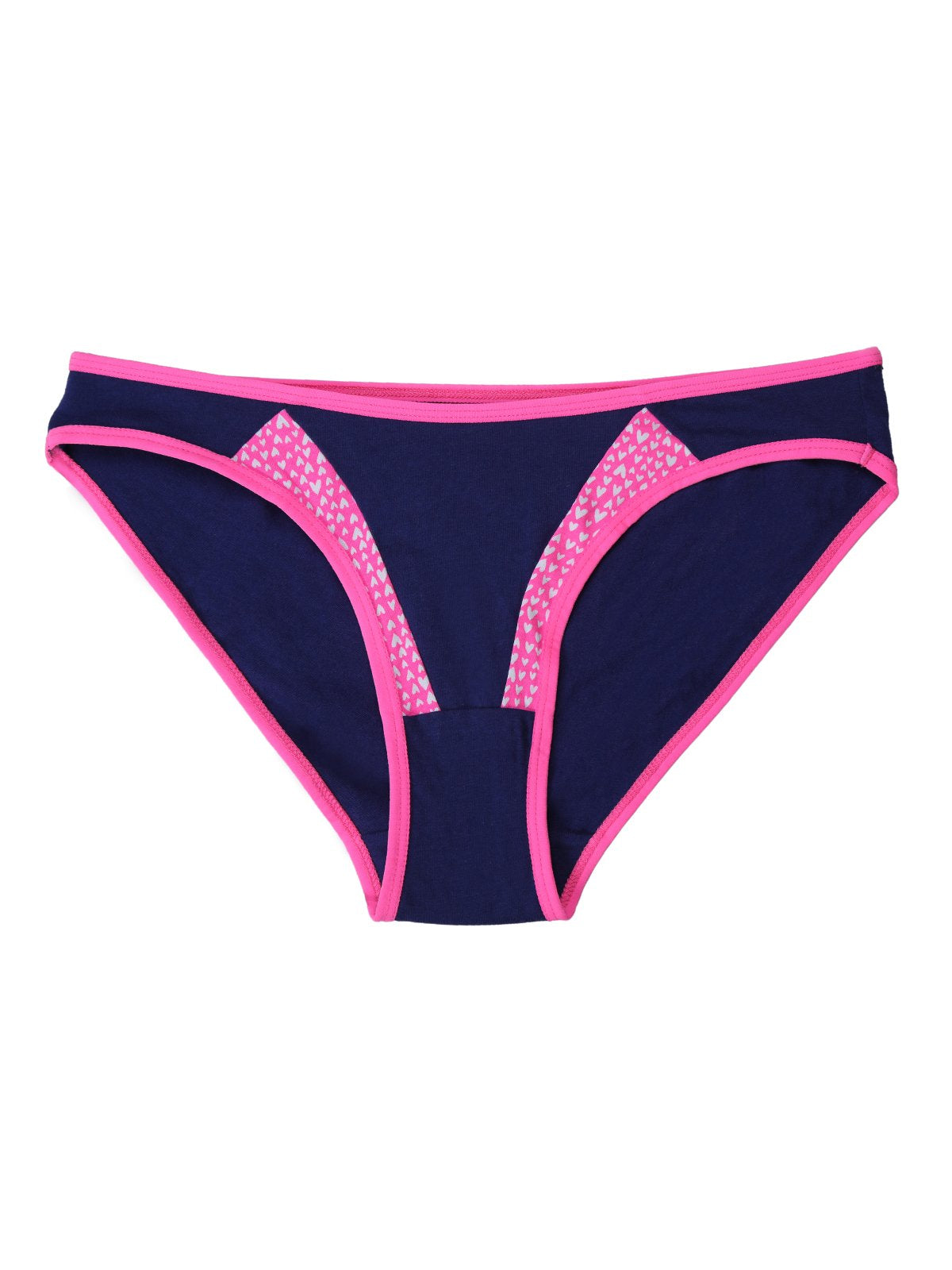 Clovia Womens Cotton Regular Plain/Solid Panties(Pn1797P08_Blue_Small)