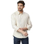 Thomas Scott Mens Solid Slim Fit 100% Cotton Casual Shirt with Spread Collar and Long Sleeve Bright White