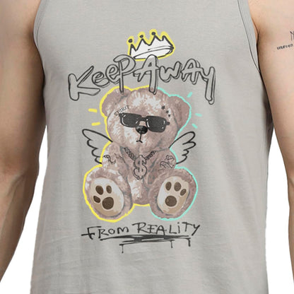 Peppyzone Mens Regular Fit Vest (TT-Teddy0610_Grey