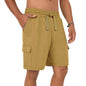 Nobero MenS Cargo Shorts (1M-Bwsh-R0082_Oat Milk