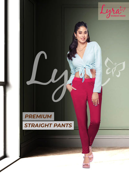 Lyra Premium Straight Pant For Women