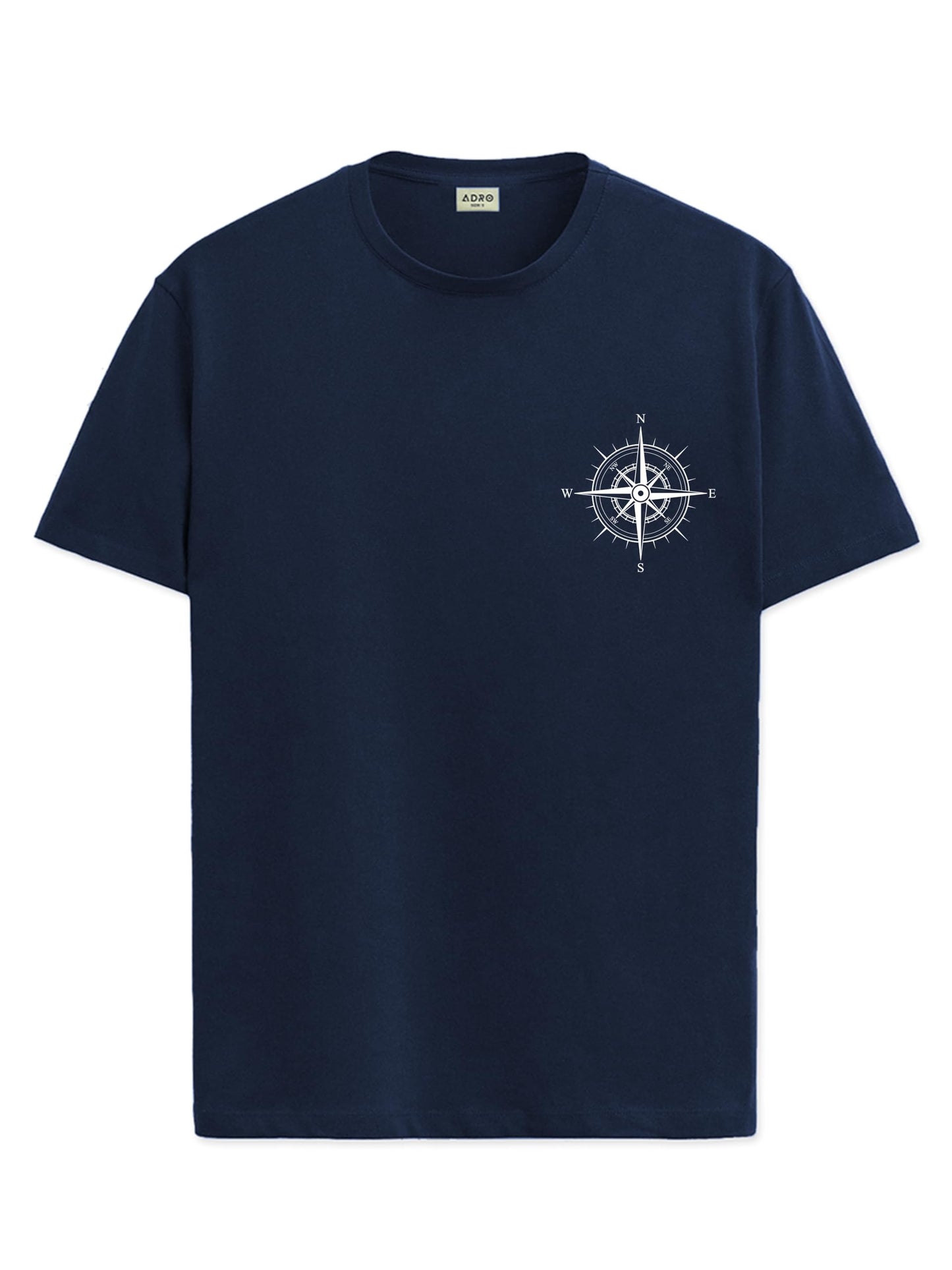 ADRO Tshirt for Men | Printed T Shirt for Men | 100% Cotton Tshirt | Graphic Printed T-Shirt | Chest Printed Tshirt | Unisex Tsh