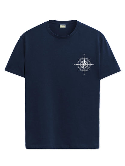 ADRO Tshirt for Men | Printed T Shirt for Men | 100% Cotton Tshirt | Graphic Printed T-Shirt | Chest Printed Tshirt | Unisex Tsh