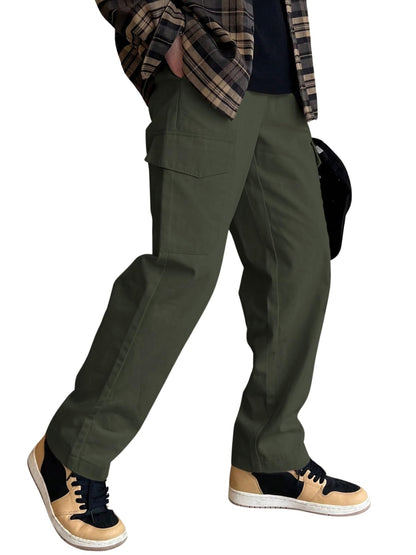Greciilooks MenS Regular Casual Pants (Gl-Tp-1079_Green