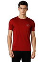 Allen Solly Men Solid Casual Cotton Crew Neck T-Shirt