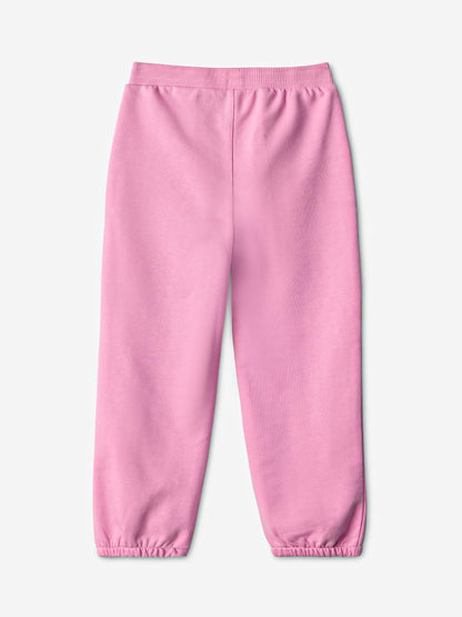 The Souled Store Solid Joggers: Rosy Pink Girls Drawstringed Regular Fit Cotton Joggers (2-8 Yrs)