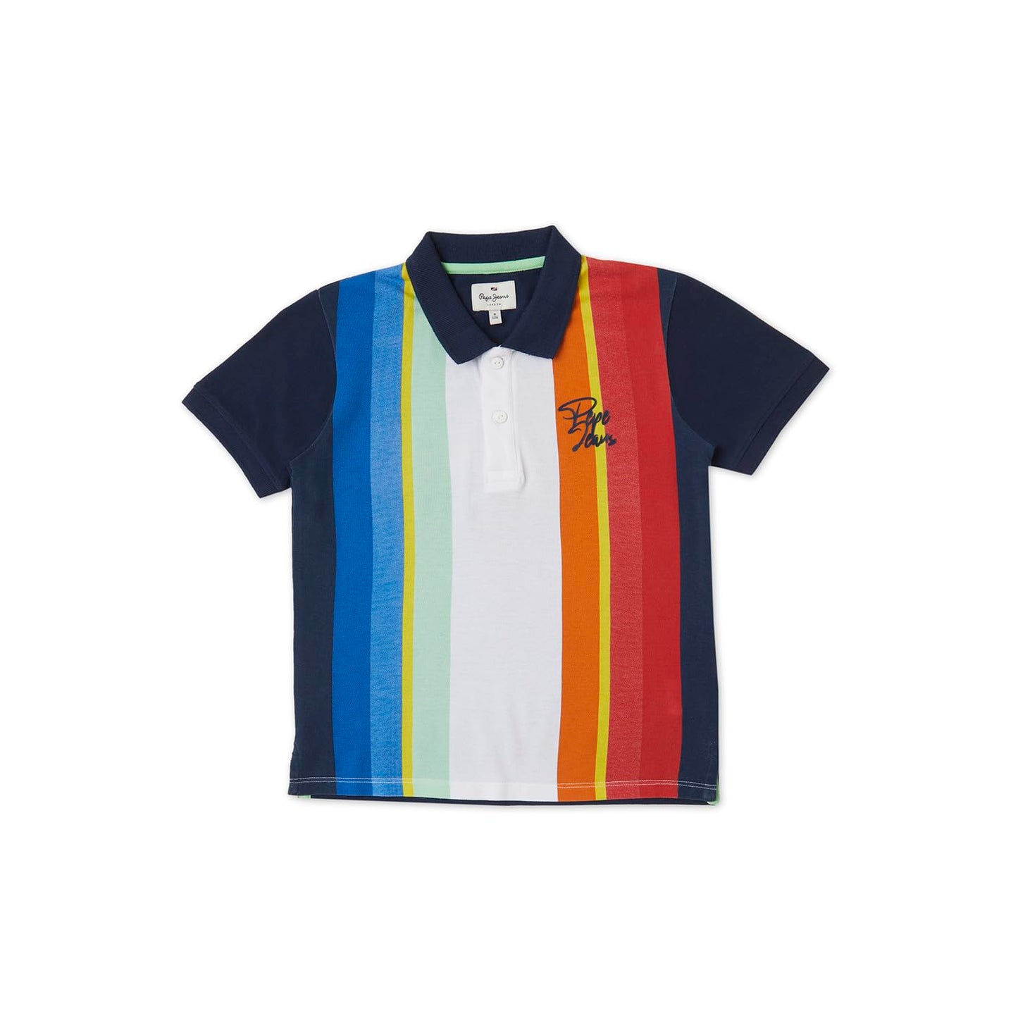 Pepe Jeans Philetus Yarn Dyed Striper Polo Navy